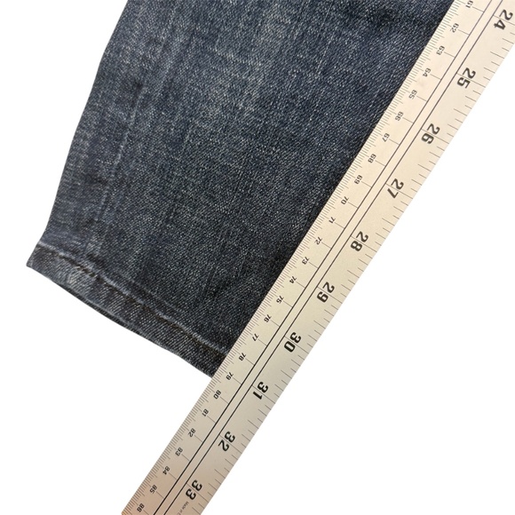 Guess by Marciano Jeans Women’s sequined and rip design, indigo distress 26 - Picture 8 of 11